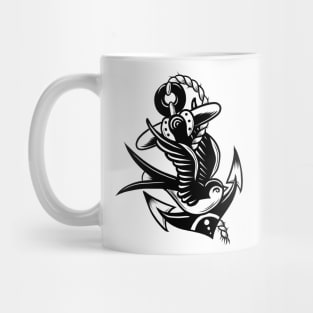 Bird and anchor Mug